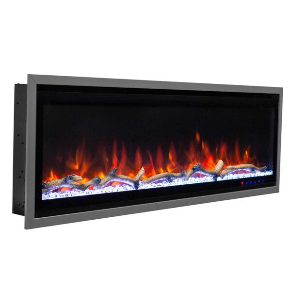 Smart 50 inch electric fireplace